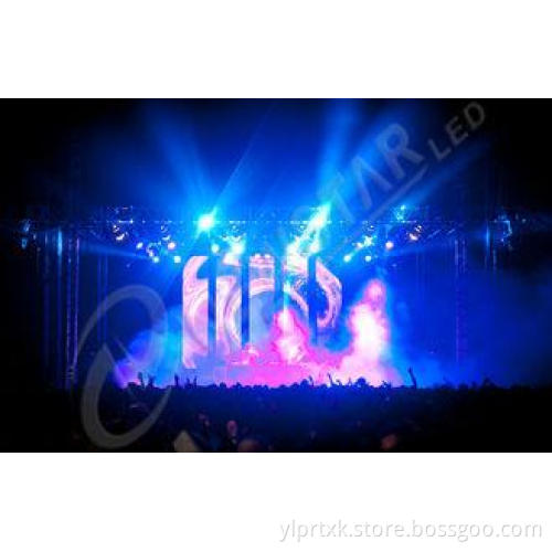 Outdoor P15mm Transparent LED Screen Rental For Stage , Hig